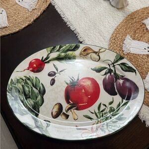 Pier 1  Fresco 16" Oval Serving Platter